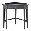 Adams Corner Desk - Soft Black