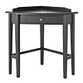 Adams Corner Desk - Soft Black