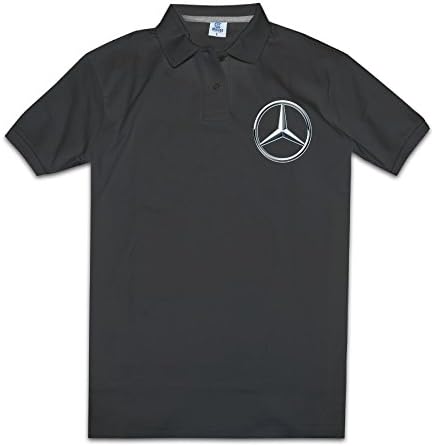 Hioyio Men's Mercedes Benz Logo Polo T Shirt