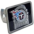 Tennessee Titans Large Zinc Trailer Hitch Cover - NFL Football Fan Shop Sports Team Merchandise