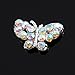 Yesurprise Butterfly Beads 10 pieces Silver 3D Alloy Nail Art Slices Glitters DIY Decorations