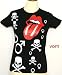 PUNX No.8 Shirt! SKULL, LOLITA, Gothic, Zunge PIRAT S 016