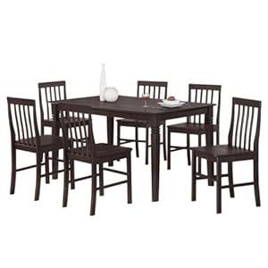 Click Here For Cheap Walker Edison 7-piece Wood Dining Set For Sale