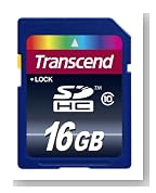 Transcend 16 GB SDHC Class 10 Flash Memory Card TS16GSDHC10E