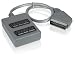 Philips SWS 2821 T/10 Scart Verteiler (2-Wege, Kabel) grau