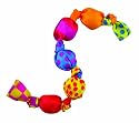 Mini Stuffing Free Squeak Chain - Part #: 198