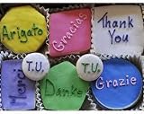 Thank You Decorated Sugar Cookies
