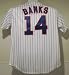 Ernie Banks Autographed/Hand Signed Chicago Cubs Majestic Jersey