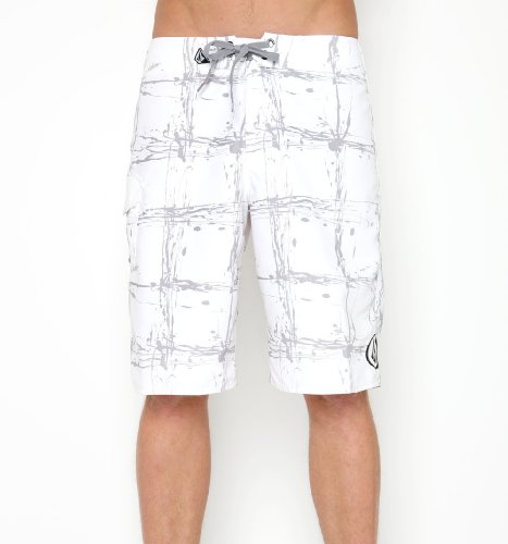 Volcom Maguro Plaid Boardshort – White X 32