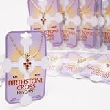 SALE - Birthstone Cross Pendants - SALE