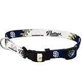 MLB San Diego Padres Adjustable Dog Collar (Small)