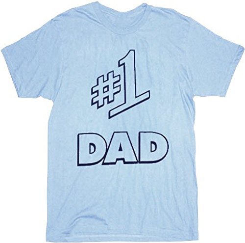 Seinfeld #1 Dad Light Blue Mens T-shirt (Adult Large)