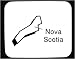 Mouse Pad with nova scotia, map, canada, outline