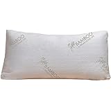 Bamboo By Relax Home Life-Firm Bamboo Pillow With Shredded Memory Foam and Removable Cover (King)