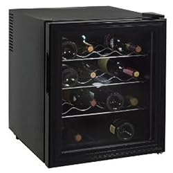 Avanti : EWC16B 17in Freestanding Wine Cooler, 16-Bottle Capacity