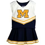 Michigan Wolverines Navy Blue Toddler Cheerleader Outfit