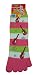 SOX91 Electric Guitars Glitter Stars Rainbow Toe Socks