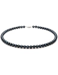 18 inch Fresh Water Pearl Necklace 7-8 mm each in 14 kt White Gold