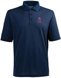 Los Angeles Angels of Anaheim Navy Pique Extra Light Polo Shirt
