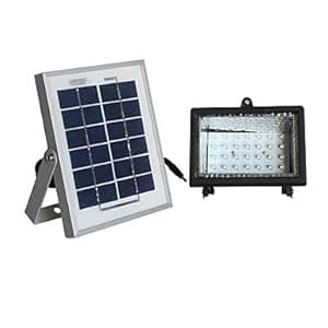 Amazon.com : US 30-LED 2W Solar Panel White Solar Flood Lamp Lighting