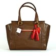 Coach Legacy Textured Leather Medium Candace Carryall Bag 19926 Brown Camelian