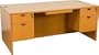 71''W x 35&frac12;''D Double Pedestal Cherry Conference Desk with Center Drawer [SL-DSK-7236-CD-CHY-GG]
