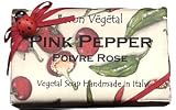 Alchimia Ladybug Natural Pink Pepper Large Moisturizing Soap From Italy