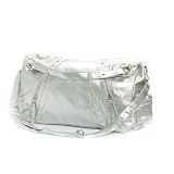 Silver Rachel Zipper Purse Handbag Pocketbook