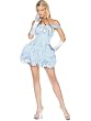 Sexy Southern Belle Short Dress theater Costume Blue Dress Off The Shoulder