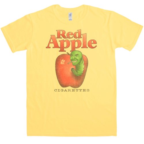 Mens T Shirt - Red Apple Cigarettes - 8Ball Originals Tees