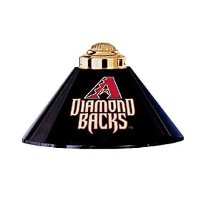 Arizona Diamondbacks 3pc SWAG METAL SHADE POOL BILLIARD TABLE LAMP LIGHT