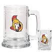 Ottawa Senators Boilermaker Set - Primary Logo NHL Hockey
