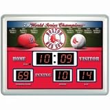 Boston Red Sox Clock - 14''x19'' Scoreboard