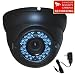 VideoSecu 1/3" Sony CCD Outdoor Day Night Infrared Security Camera Vandal Proof 540TVL 36 IR LEDs 4-9mm Zoom Focus Lens CCTV Home Surveillance Camera with Free Power Supply 1P1