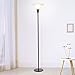 Lavish Home 72-Torch-1 Floor Lamp-Standing Light, Black