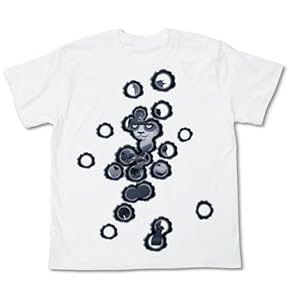 【クリックで詳細表示】ウサビッチ ボリス 銃痕Tシャツ ホワイト サイズ：M