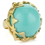 Rachel Leigh Primrose Aqua Rock Ring