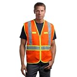 41HiDppuUkL. SL160  casual clothing|CornerStone ANSI Class 2 Dual Color Safety Vest, Safety Orange/ Safety Yellow, Large