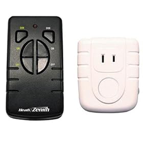 Heath Zenith SL-6008-WH-A Wireless Command Remote Control Lamp Set by Heath