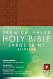 Premium Value Large Print Slimline Bible NLT