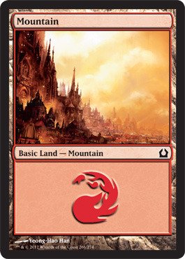 Magic: the Gathering - Mountain (266) - Return to Ravnica - Foil