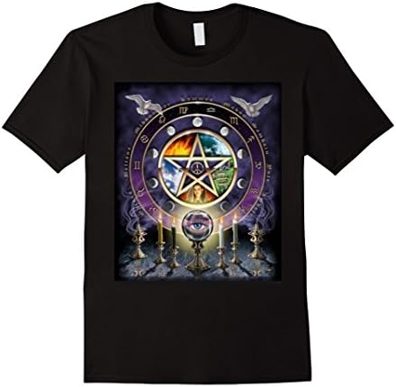 Men's Wiccan T Shirt 3XL Black