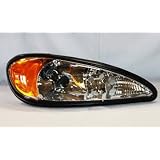 1999-2005 PONTIAC GRAND AM RIGHT HAND REPLACEMENT HEAD LIGHT TYC 20-5539-00 by TYC