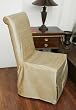 NOVA SILK Large Parsons Chair Slipcover 44H 19.5W 17.75L