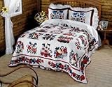 Applique Sampler Hand Crafted Quilt