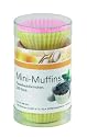 RBV Birkmann Birkmann Mini-Muffin-Förmchen aus Papier, weiß u.  bunt; Ø 4,5 cm