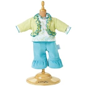 Corolle Classic Doll 14-inch Fashion Turquoise Trousers Set by Corolle