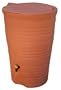 Fiskars 5997 Tuscany II 57-Gallon Rain Barrel, Terracotta Color