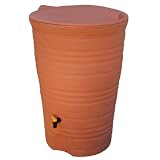Fiskars 5997 Tuscany II 57 Gallon Rain Harvesting System, terracotta color
