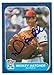 Mickey Hatcher autographed baseball card (Minnesota Twins) 1986 Fleer with Giant Glove